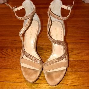 Tan Suede Enzo Angiolini Heels